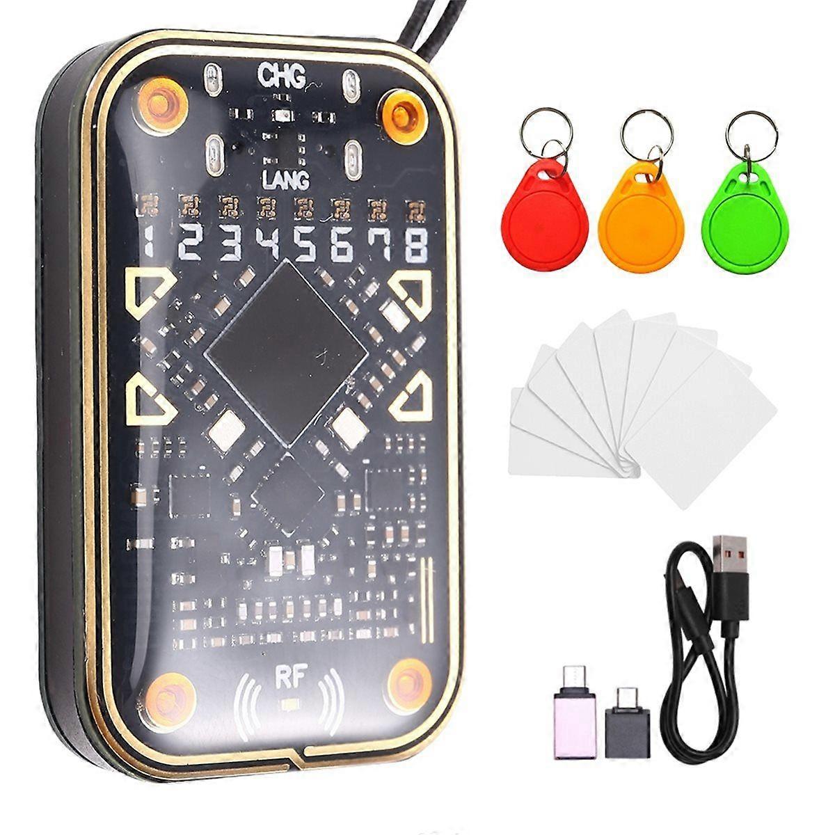 Chameleon Ultra V2.0 RFID Smart Chip Reader Emulator 125Khz 13.56Mhz Card Decode NFC Duplicator 3xU