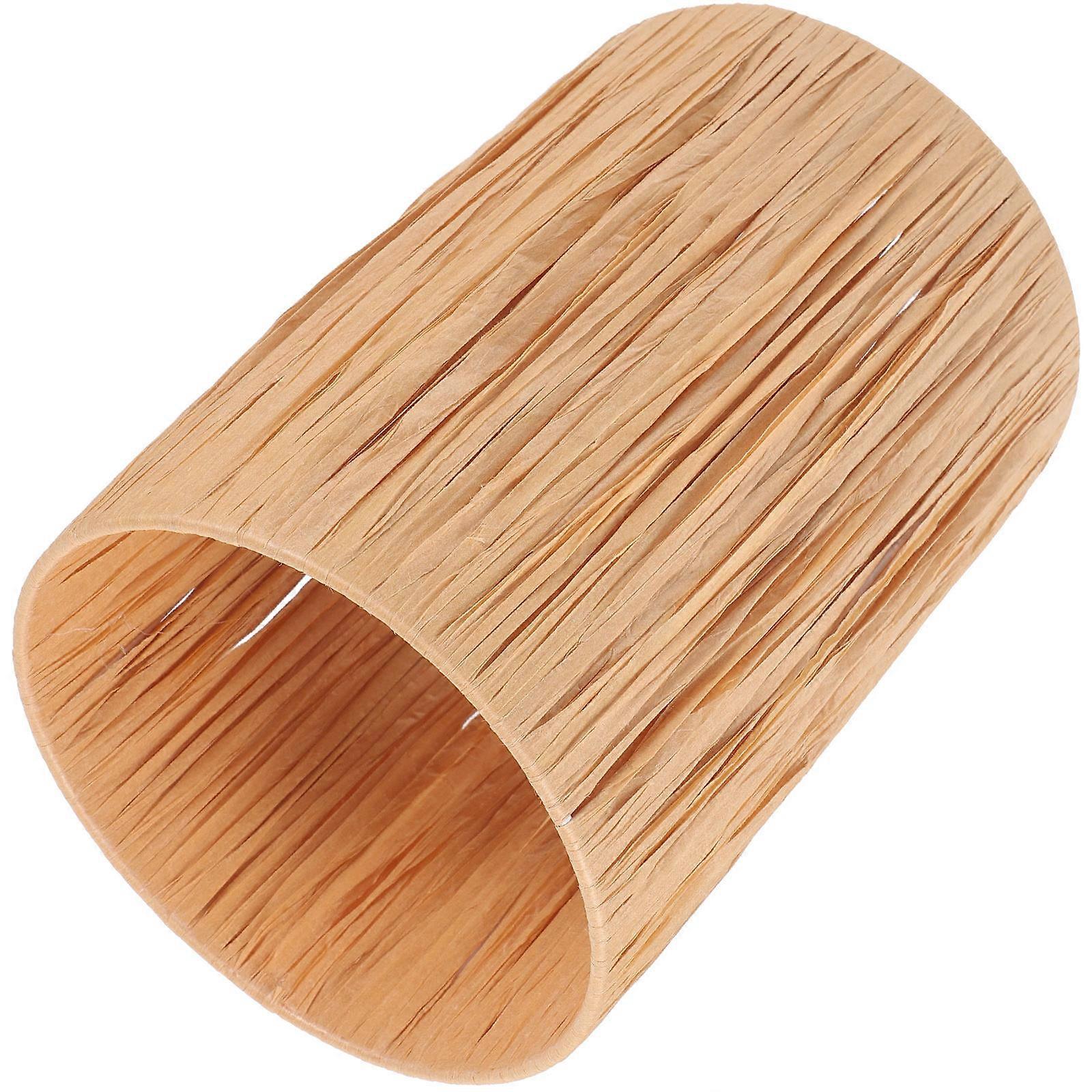 Chocolate Paper Lampshade for Floor Lamp Practical