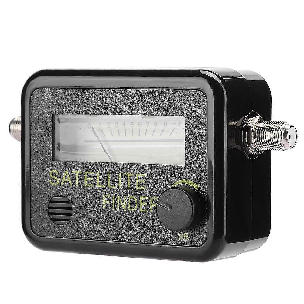 9501 Sensitive Satellite Finder Signal Strength Meter Black with Digital Screen