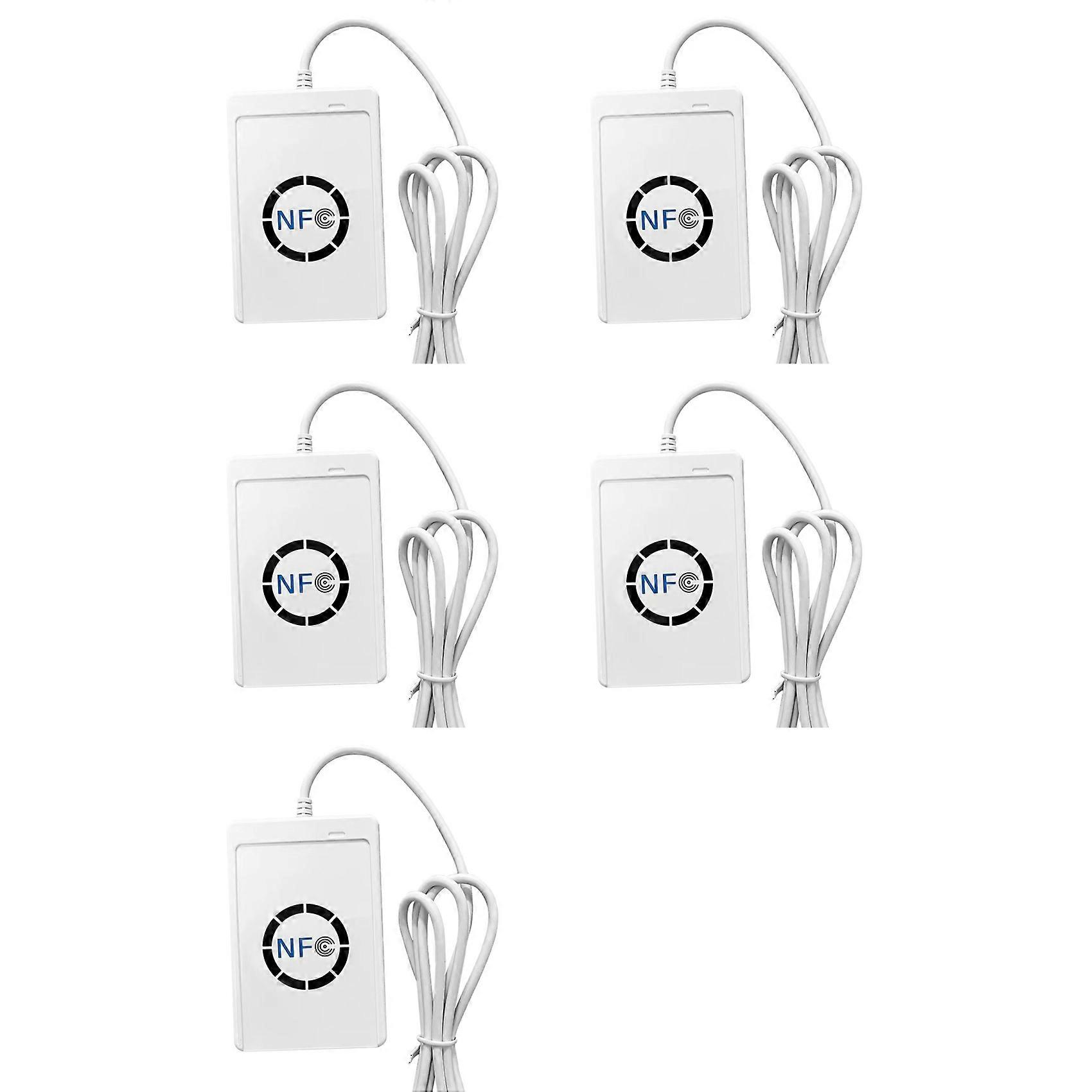 5X ACR122U RFID IC Smart Card Reader Duplicator Contactless Writer Copier Writable Clone 13.56Mhz ID IC Card Copier