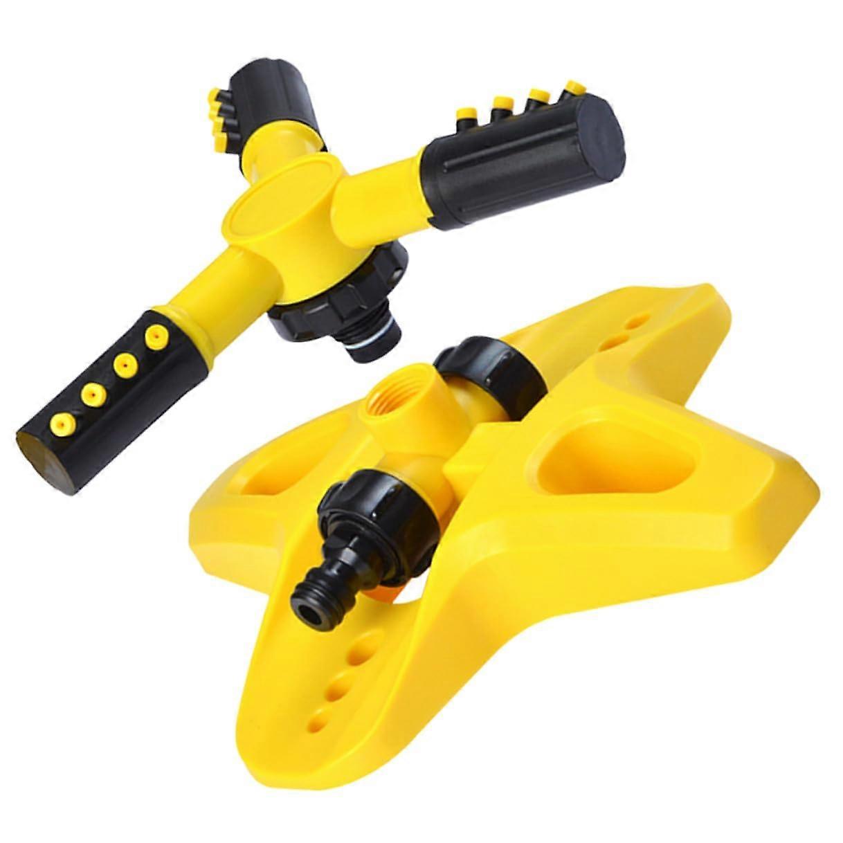 Automatic Rotating Garden Sprinkler with Stable Base for Lawn, Backyard, Vegetable Garden and Trees