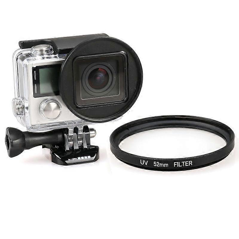52mm Round Circle UV Lens Filter for GoPro HERO4 / 3+