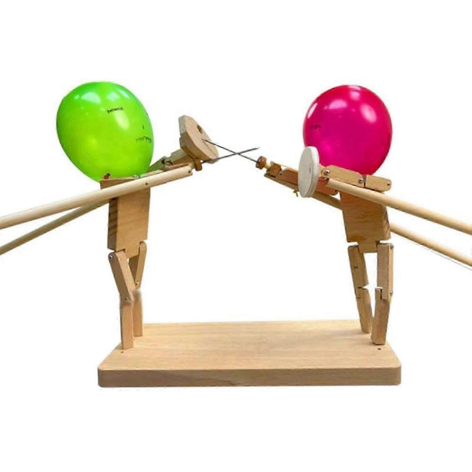 Balloon Bamboo Man Battle Puppet Kit Whack A Balloon Game Party Toy