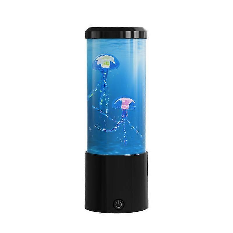 Jelly Fish Lamp 8 Inch Jellyfish Light With 7 Colors 8 Modes USB Or Battery Powered Realistic Swimming Jellyfish Tank