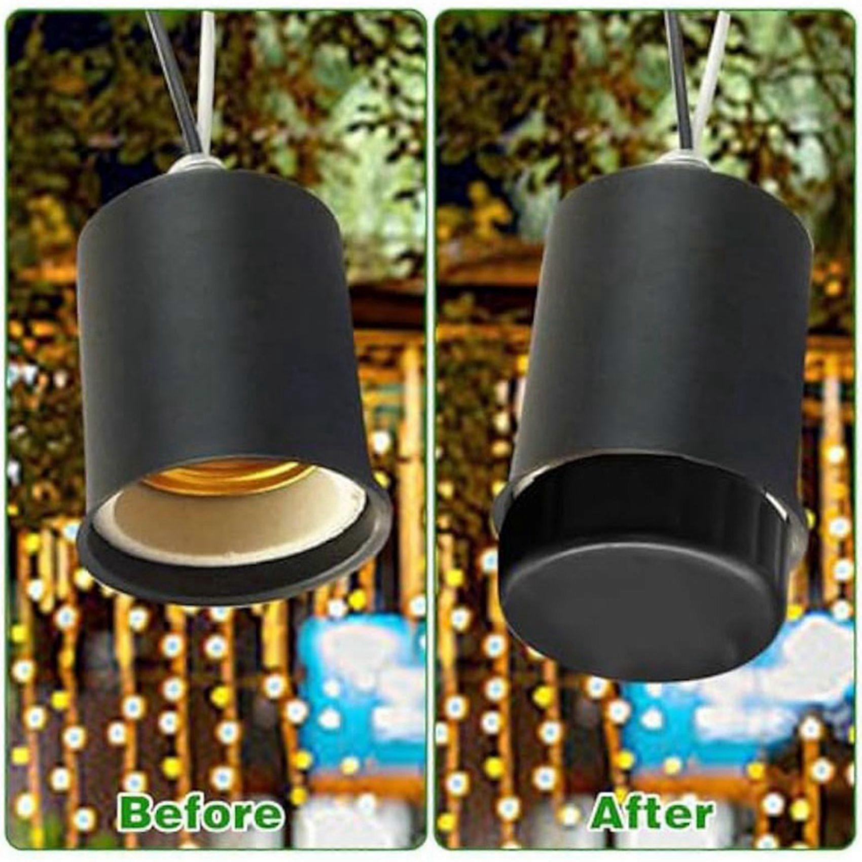 48Pcs Light Bulb Socket Cover,Light Socket Safety Cap Plugs for String Lights, Light Socket Cover Sockets Caps