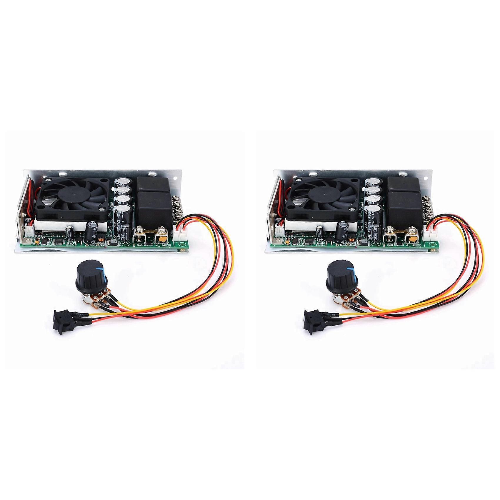 2X DC 10-50V Speed Controller 100A 3000W Programmable Reversible PWM Control Motor Speed Controller