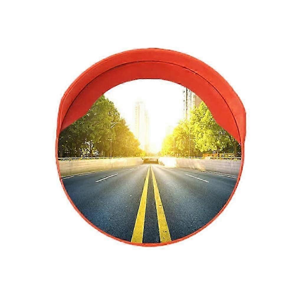 Convex Multifunctional Safety Mirror 80CM Circular Design, 30-120CM Thickness, Durable Reflective Surface, Ideal for Indoor and Outdoor Use