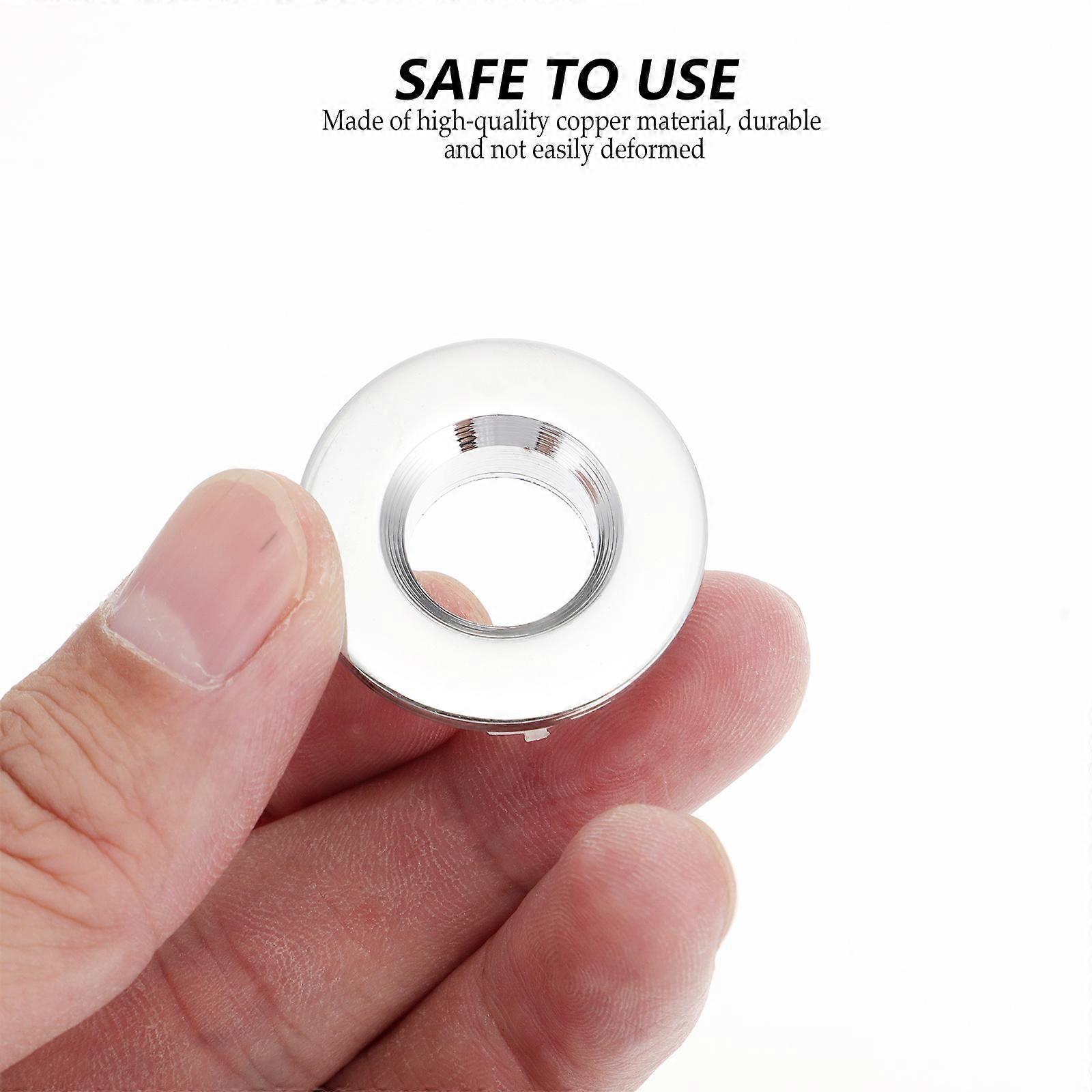 2Pcs Bathroom Wash Basin Overflow Rings Bathroom Sink Overflow Drain Covers