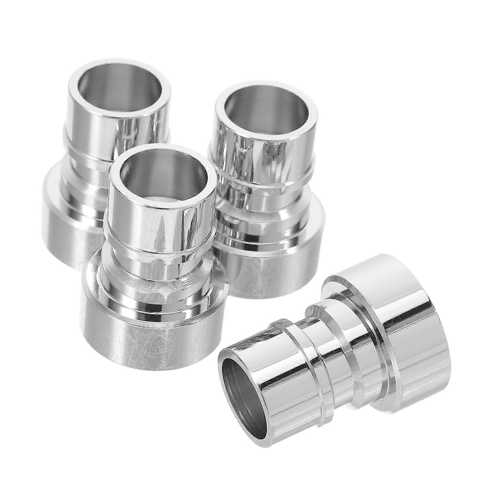 Copper Washing Machine Faucet Adapter 4Pcs For Household Use Compatible With Various Faucet Designs Easy Installation For Water Flow Control