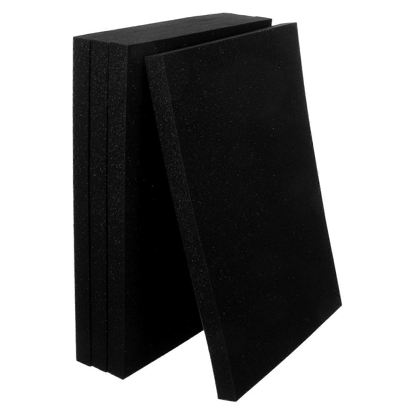 Packaging Lining Foam Padding for Packaging Protection 4Pcs Black Sponge