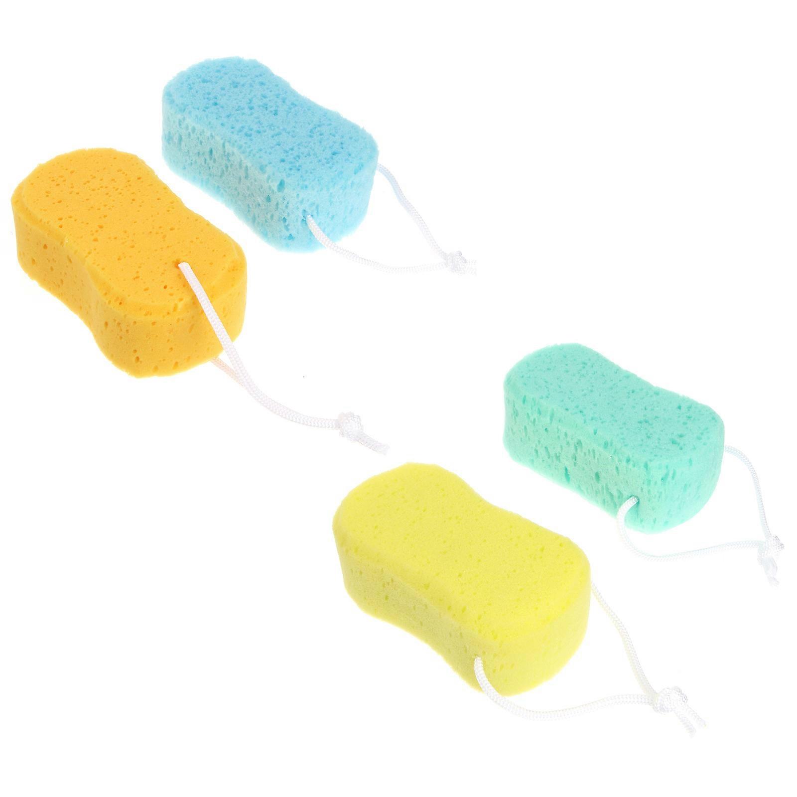 Shower Sponge Pad for Exfoliating 8Pcs Soft Loofah Sponge in Assorted Colors