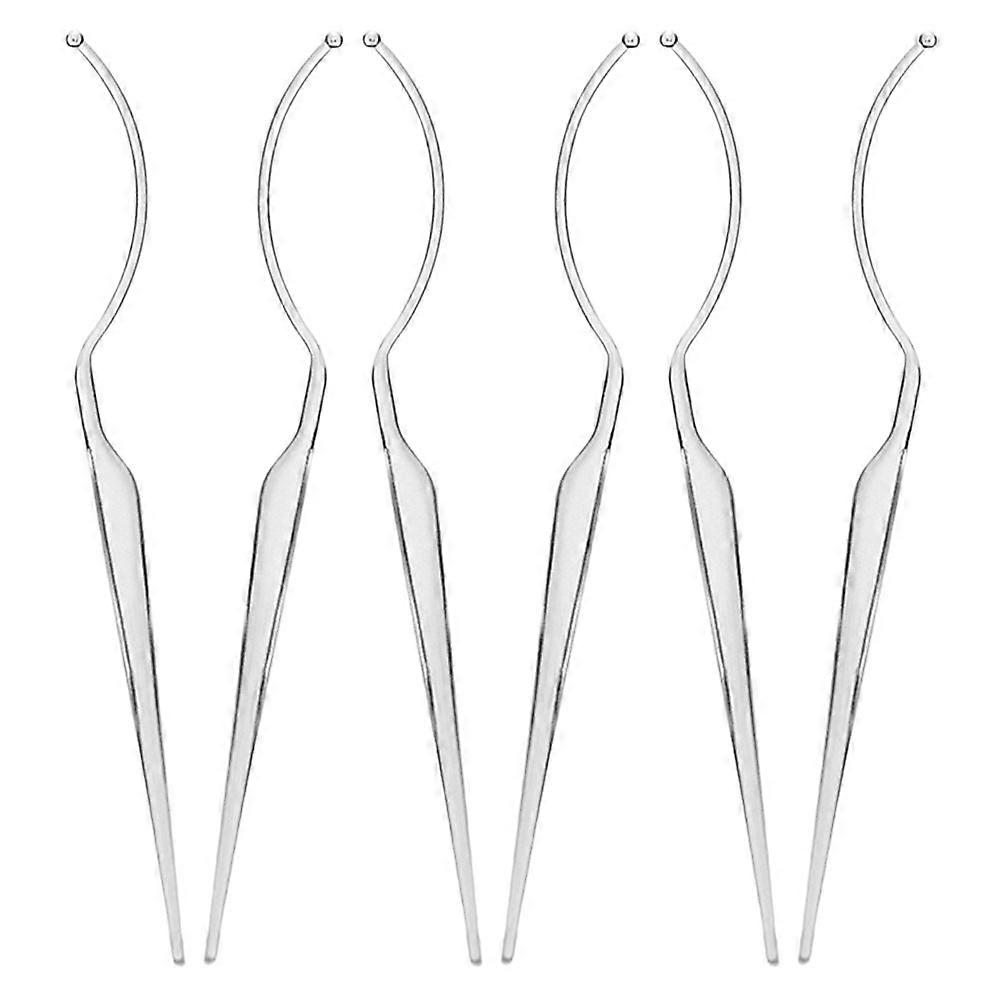 24Pcs Acrylic False Eyelash Displaying Sticks for Reusable Lash Holder