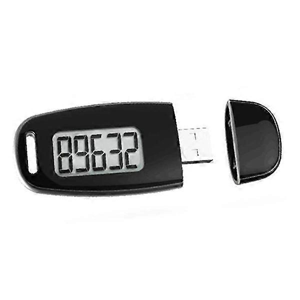 Simple Pedometer, 3D Pedometer with Rechargeable Battery, Accurate Calorie Counter
