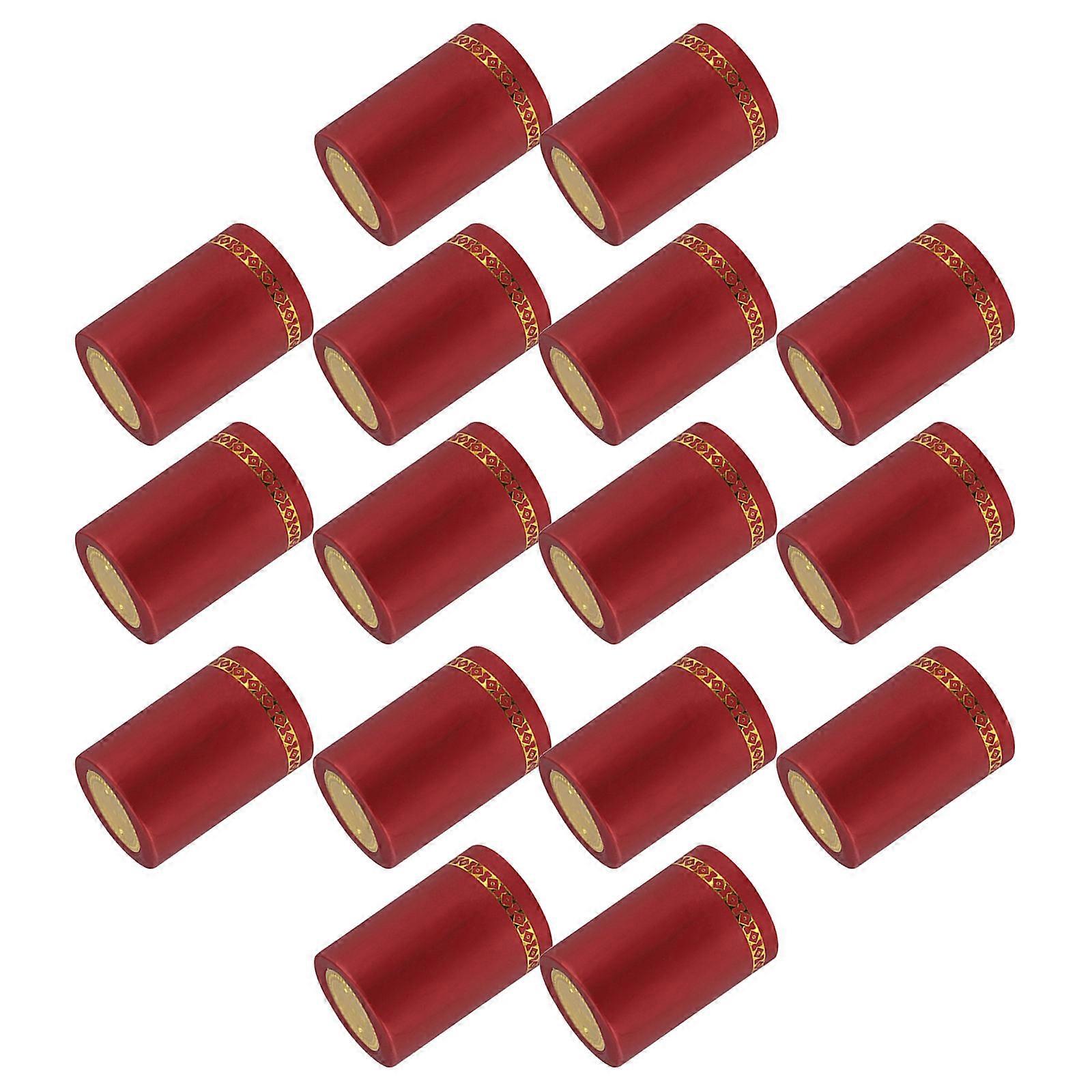 Red Heat Shrink Cap for Sealing 1000Pcs Plastic Covers