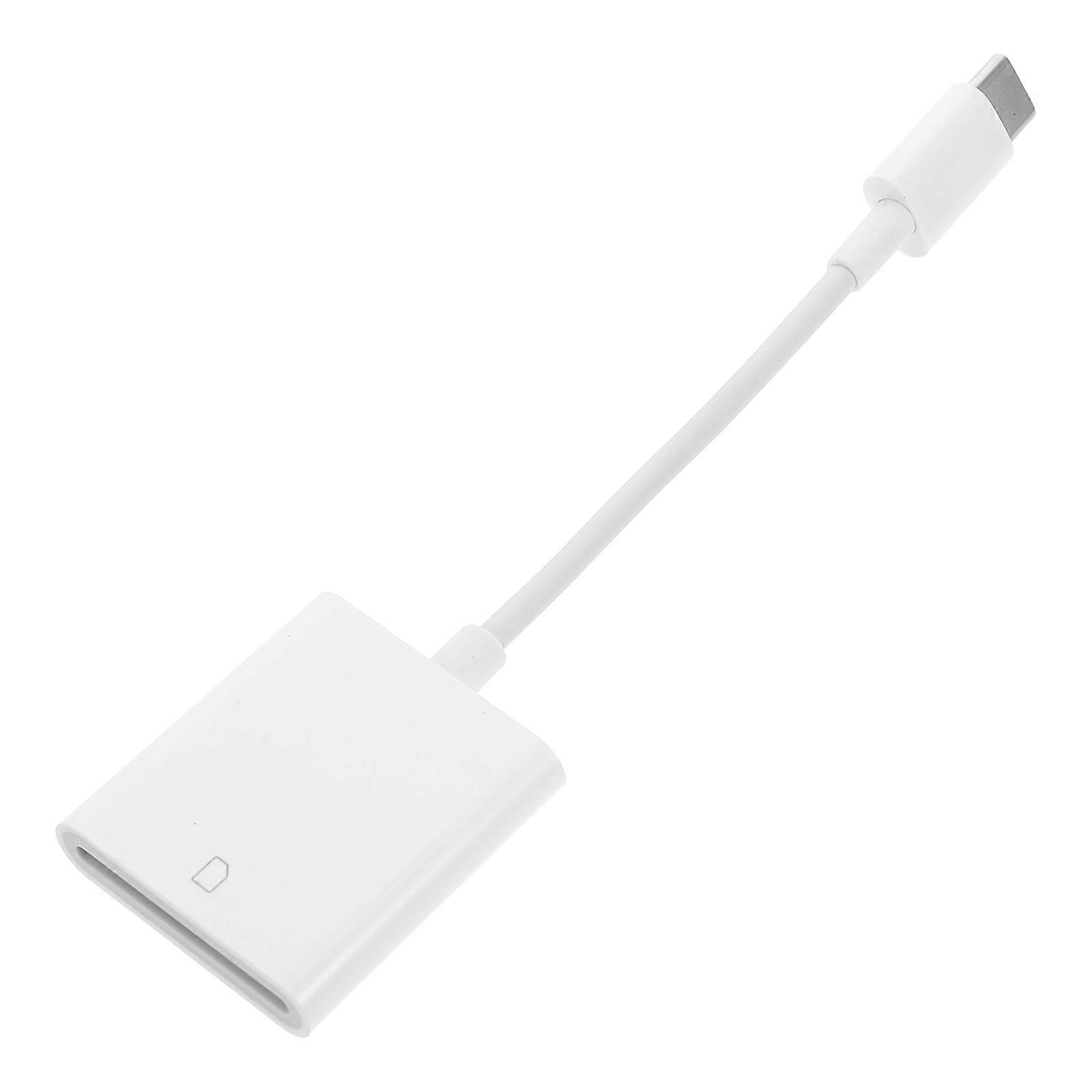 Portable Single Slot Memory Card Reader Type C Adapter for Phones 2Pcs