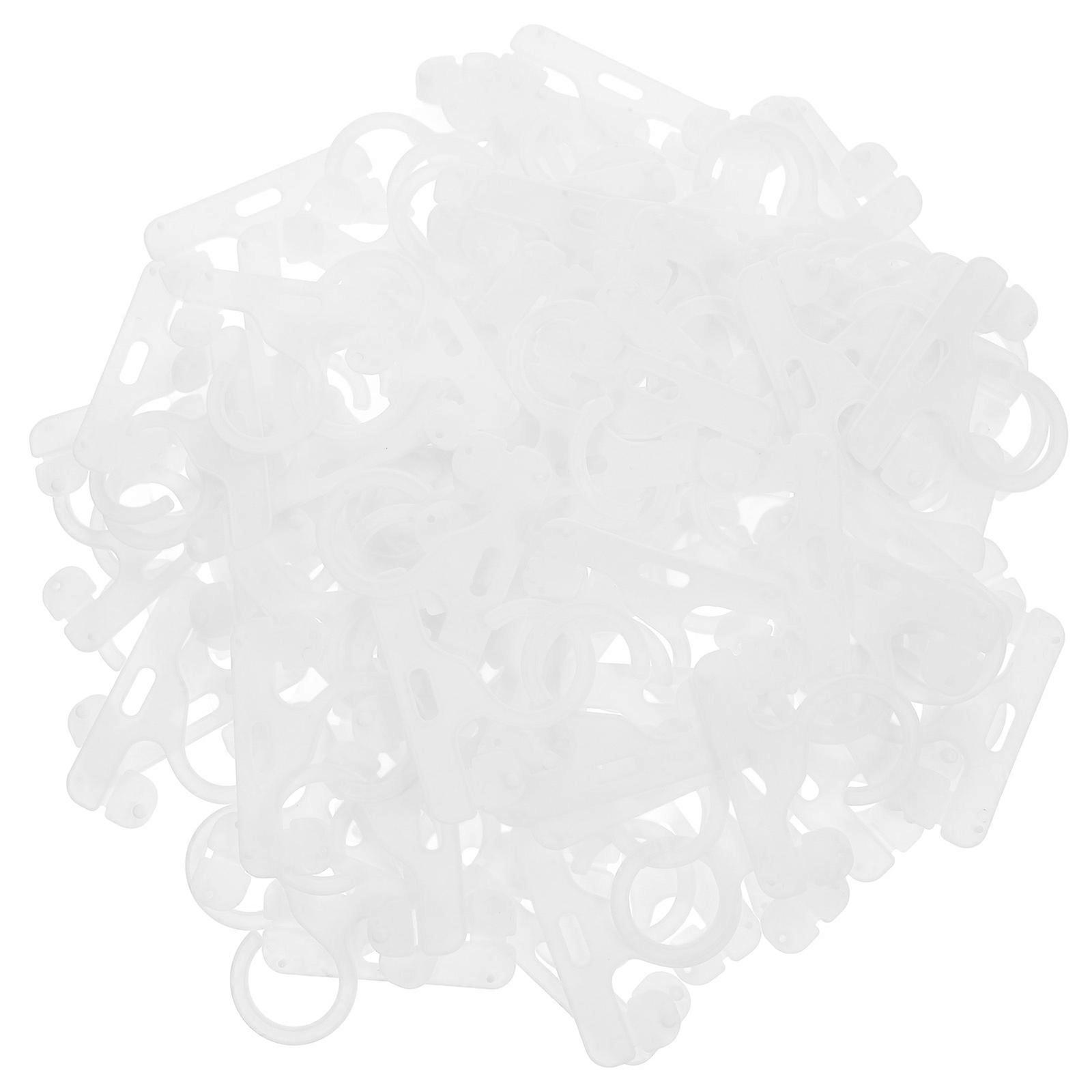 Hooks Moisture Absorber Bag Small Plastic Hooks 100Pcs for Closet Use
