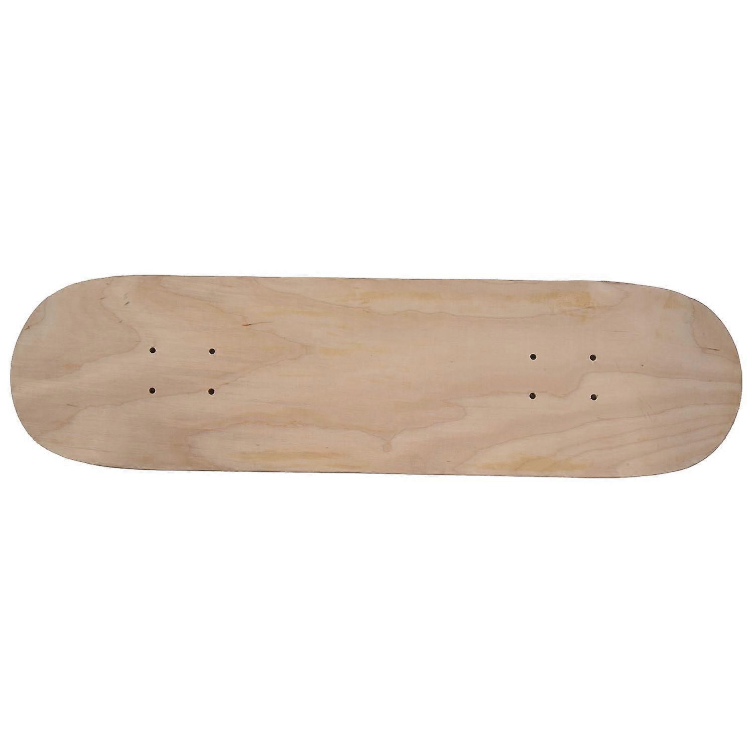 8 polegadas 8-Layer Maple Blank Duplo Côncavo Skate Skate Deck Board Skateboards Deck Wood Maple