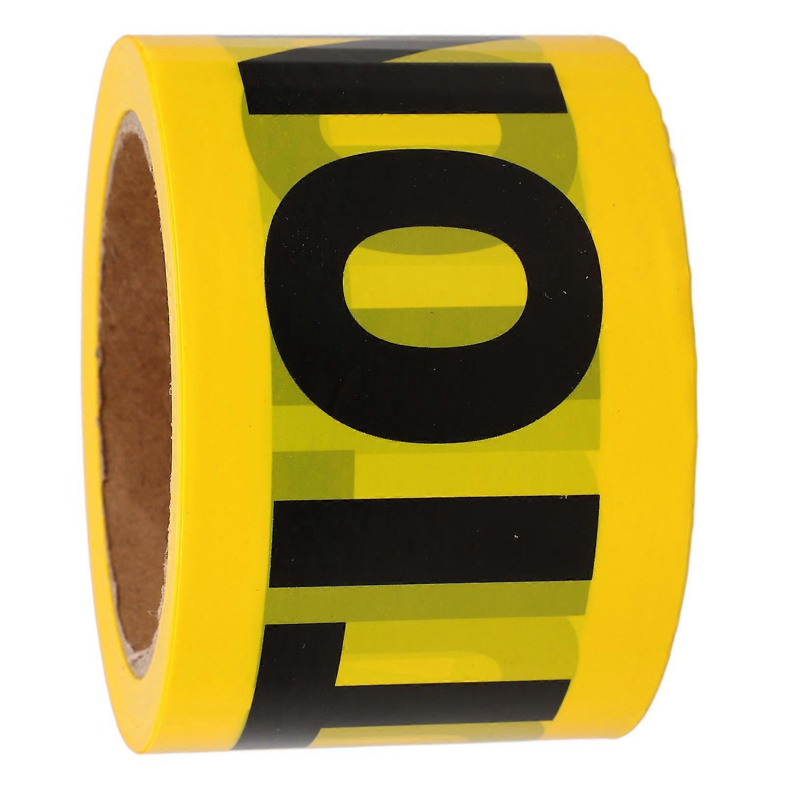 Durable PE Warning Tape for Hazardous Areas High Visibility Yellow 100m