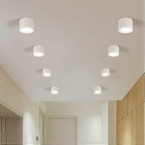 LED Wall Spotlight 12cm Energy Saving Modern Circular Installation for Home and Ceiling Decor