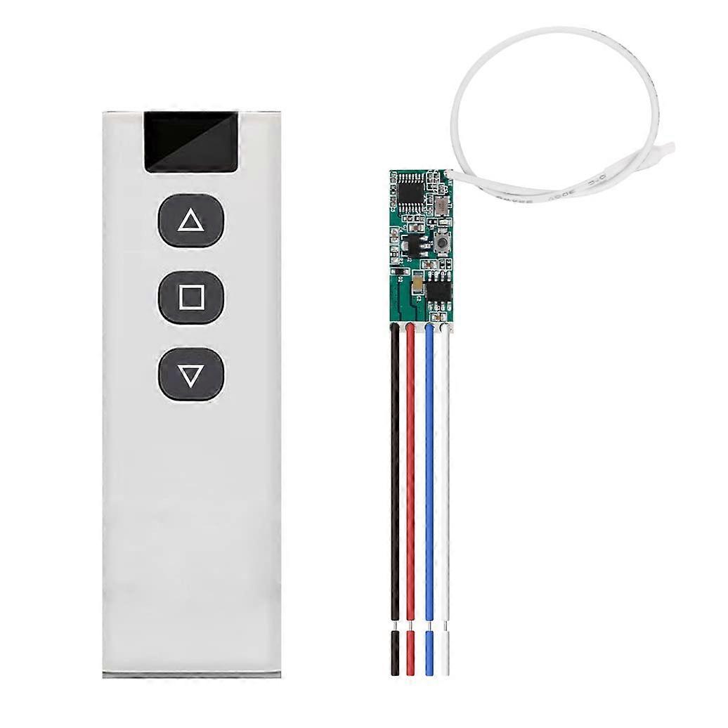 12V Wireless DC Motor Controller with RF Remote, Forward Reverse Drive for Rolling Door and Pump