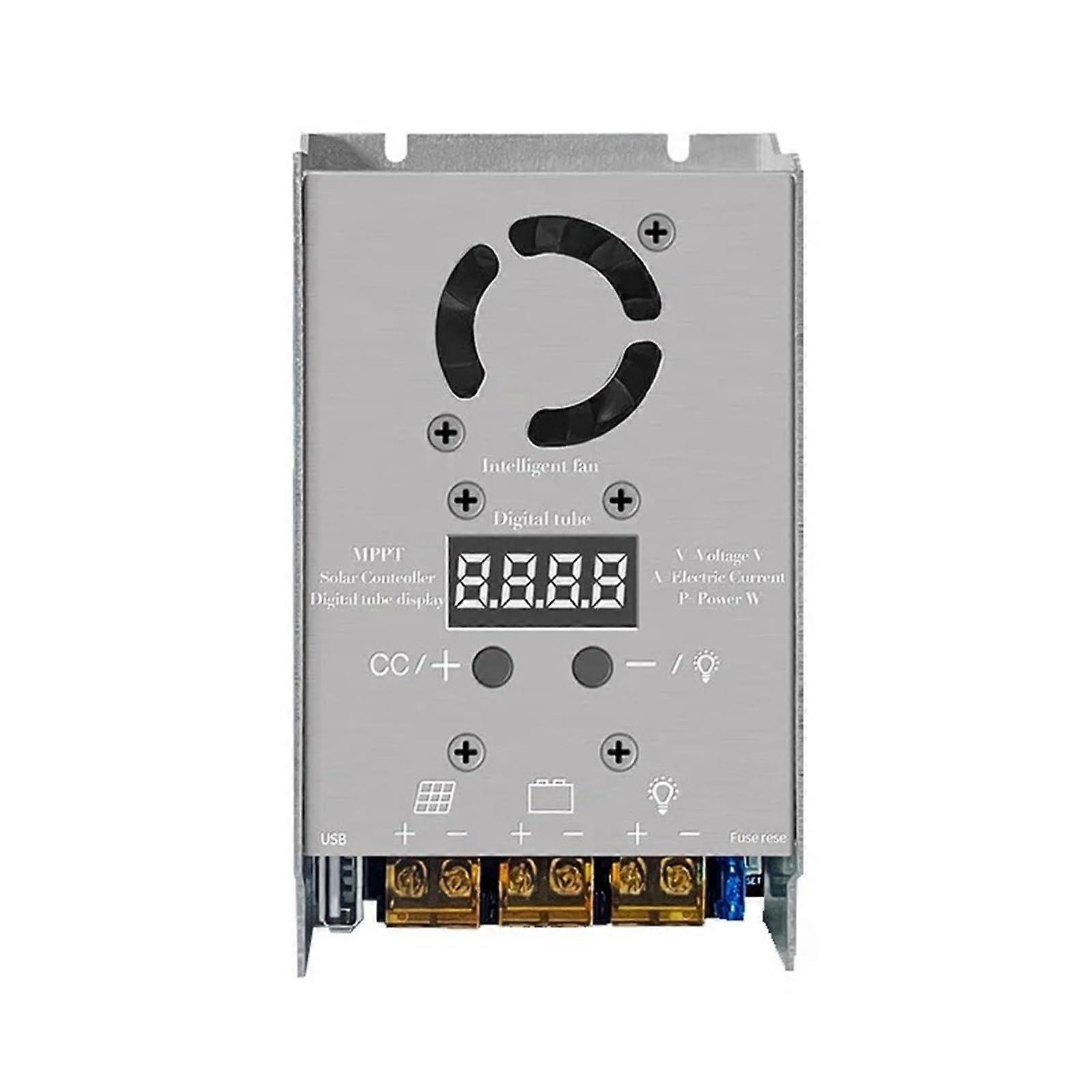 MPPT 750W Stepdown Solar Controller 18V80V Input 12V/24V Battery Lithium LeadAcid Gel RealTime Tracking Adjustable