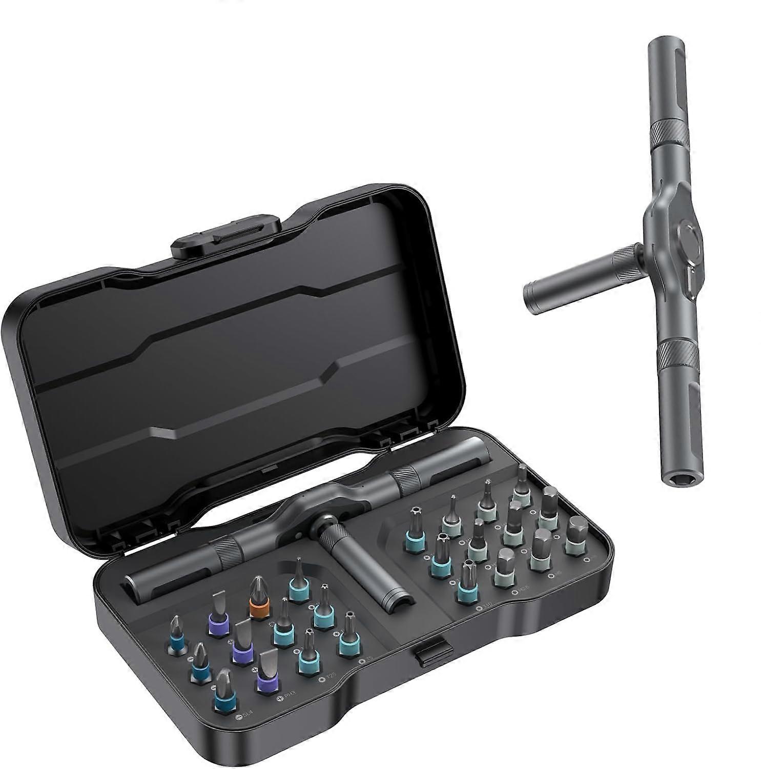 24 in 1 Magnetic Precision Screwdriver Set with Ergonomic Grip for Electronics and Laptop