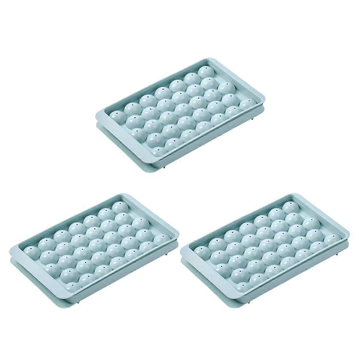 Ice Cube Trays with Lid Flexible Round Ice Ball Maker SlowMelting Spheres for Whiskey