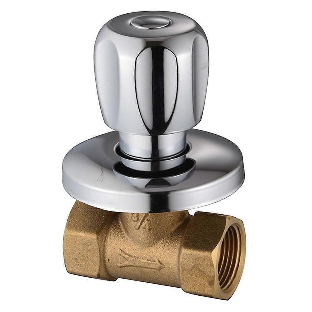 Brass Dark Valve DN15 Concealed Switch Bathhouse Shower Valve Quick-open