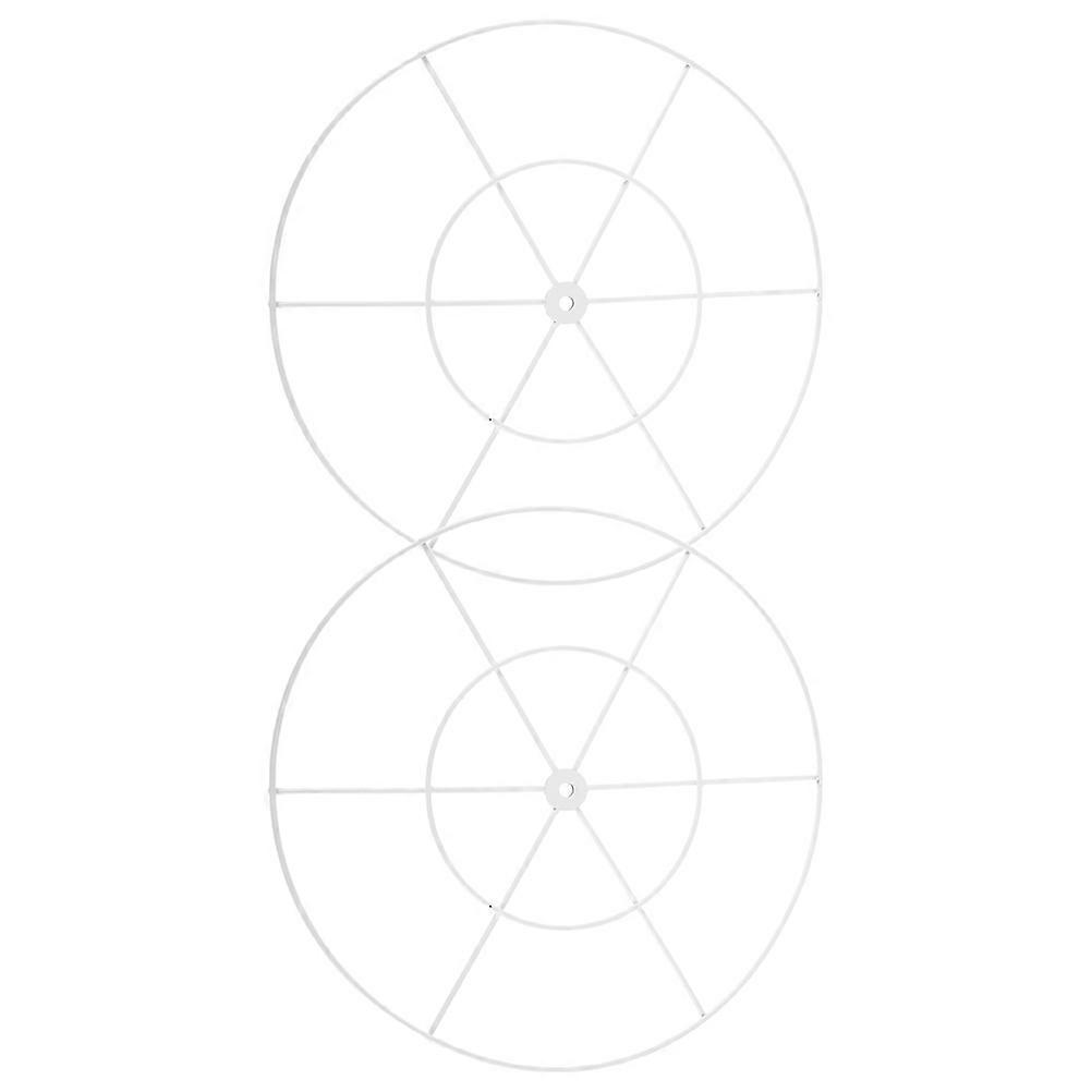 Wedding Drape Rings Metal Iron Hoop for Ceiling Decoration 2Pcs Elegant Circle