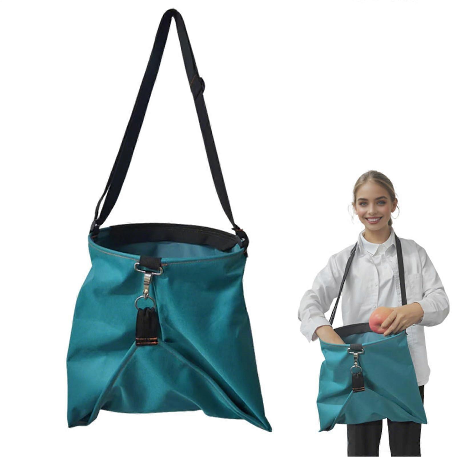Garden Harvesting Apron with Quick Release Pouch, Adjustable Strap, MultiPocket Oxford