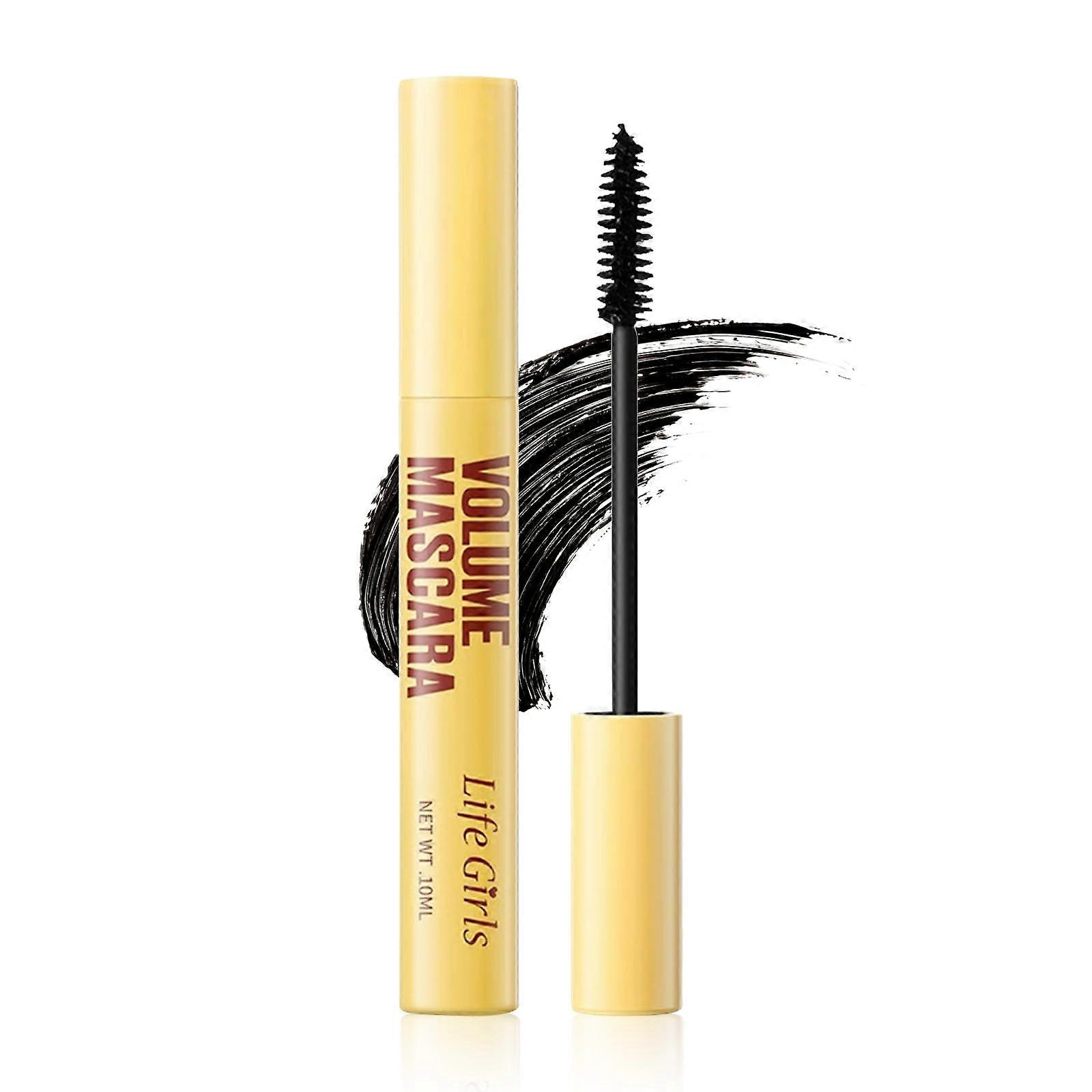Waterproof Volumizing Mascara Dramatic Volume Boost Smudge Proof for Sensitive Eyes Black 1 Pack