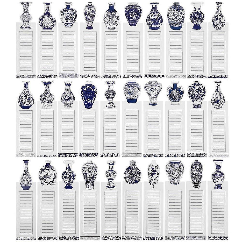 China Style Bookmarks Paper Bookmarks for Reading 60 Sheets DIY Set