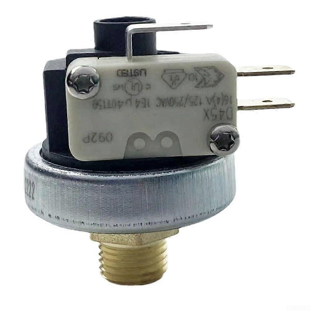 Pressure Switch for Steam Boiler and Coffee Machine, Copper Controller G1/4 G1/8 Thread 13mm 15A