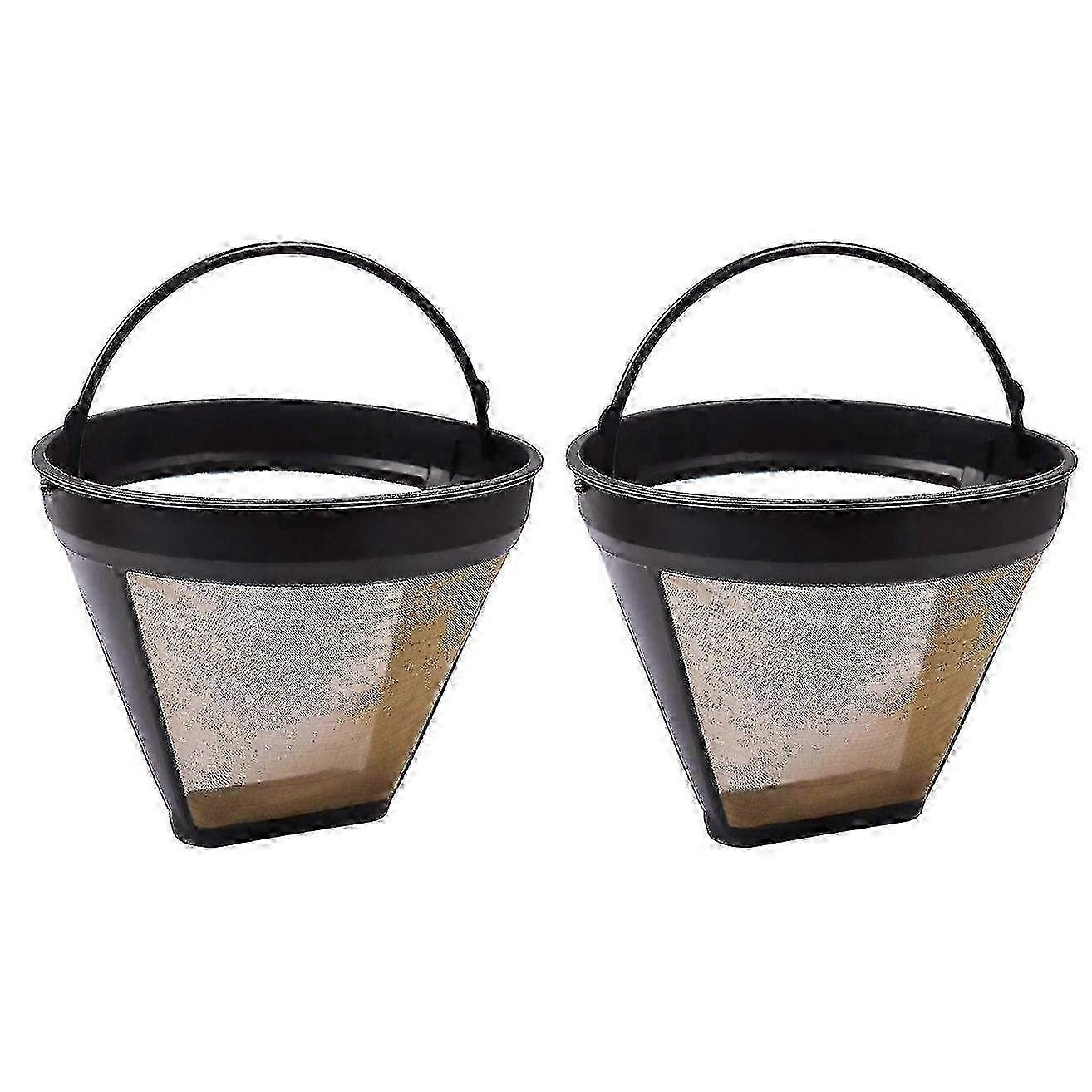 2026 2 Pcs Reusable Cone Style Coffee Filter - Replace Your Permanent Filter for Machi