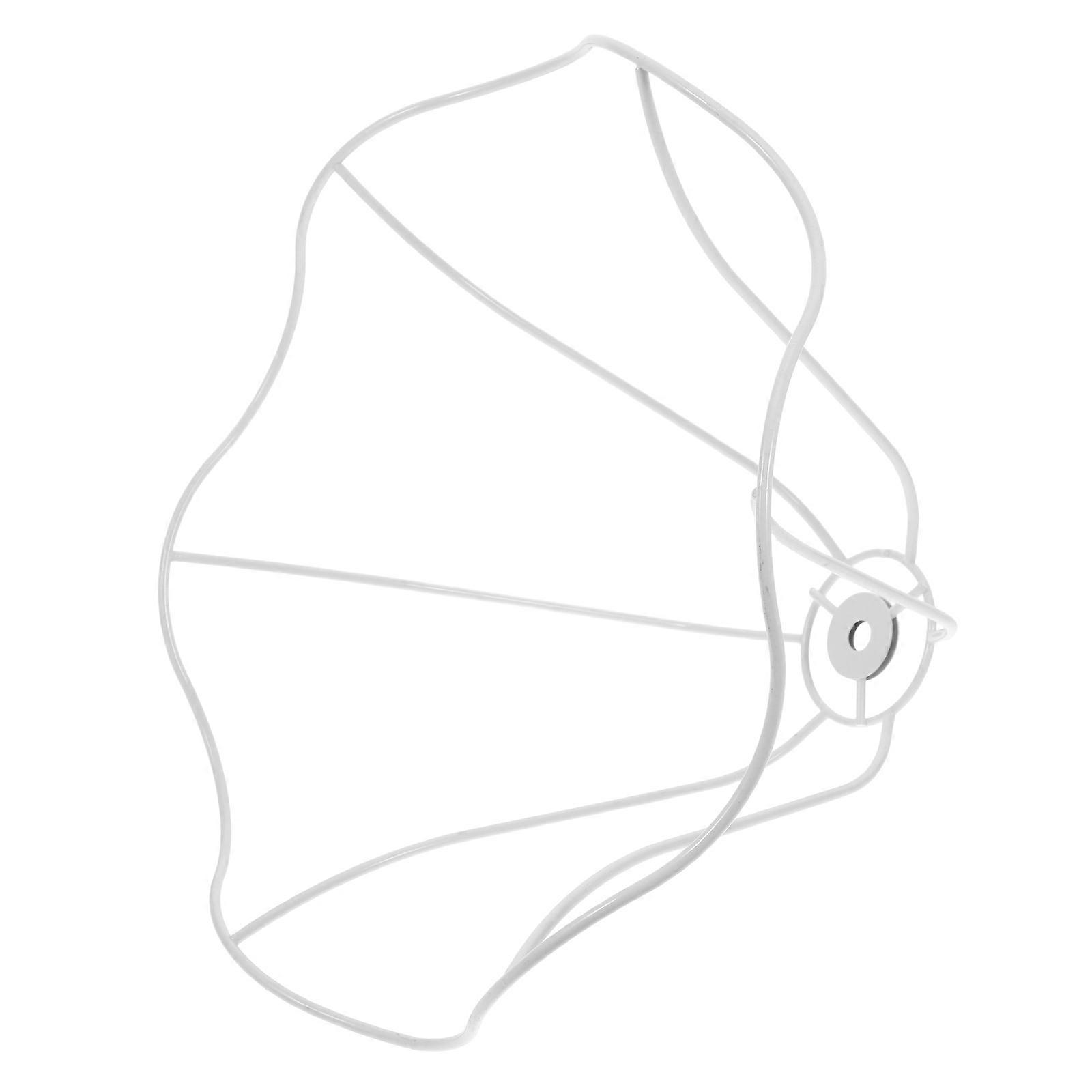 Water Crystal Lampshade Frame for DIY Table Lampshade Frame White