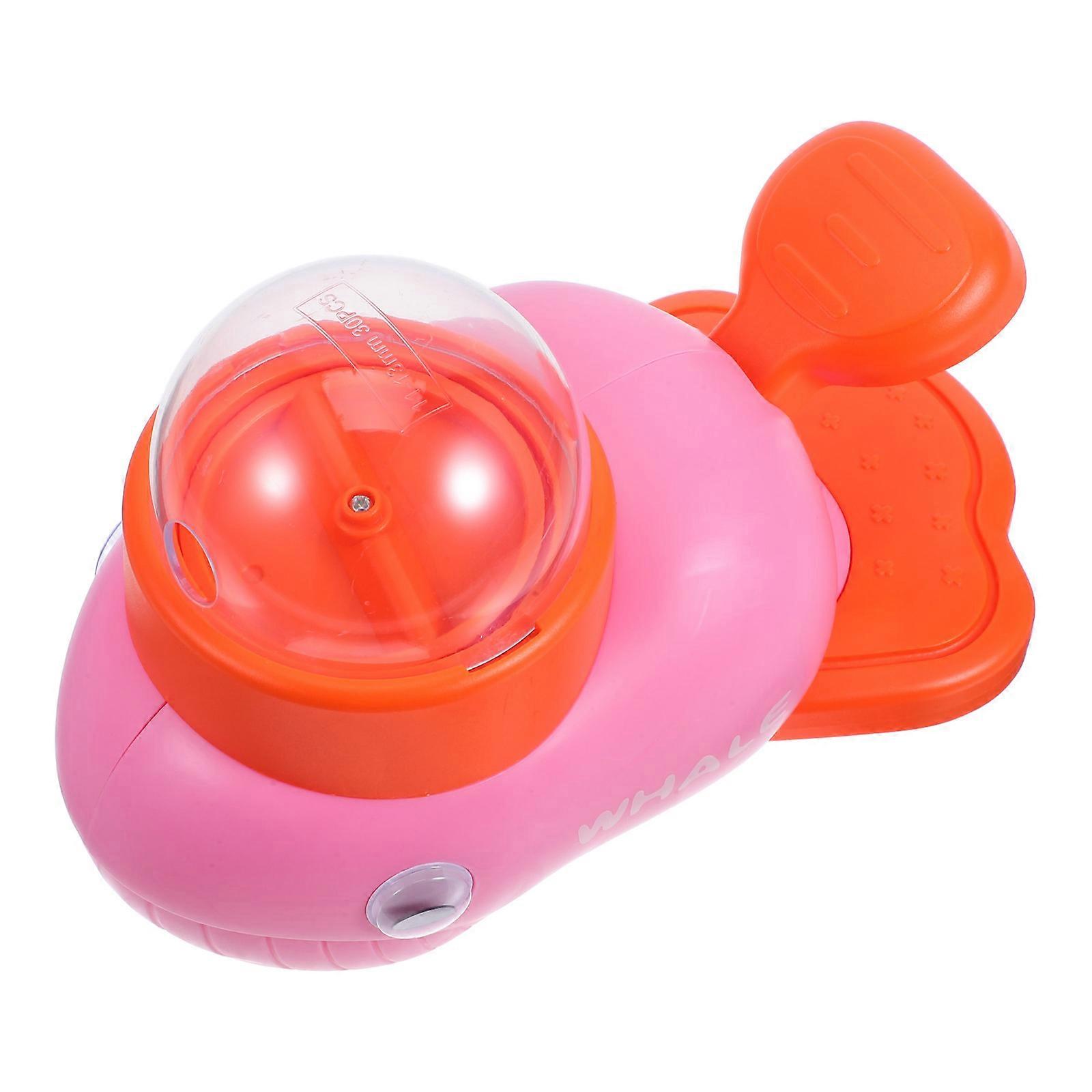 Rotating Dog Feeder for Training 5Pcs Pink ABS Interactive Treat Dispenser