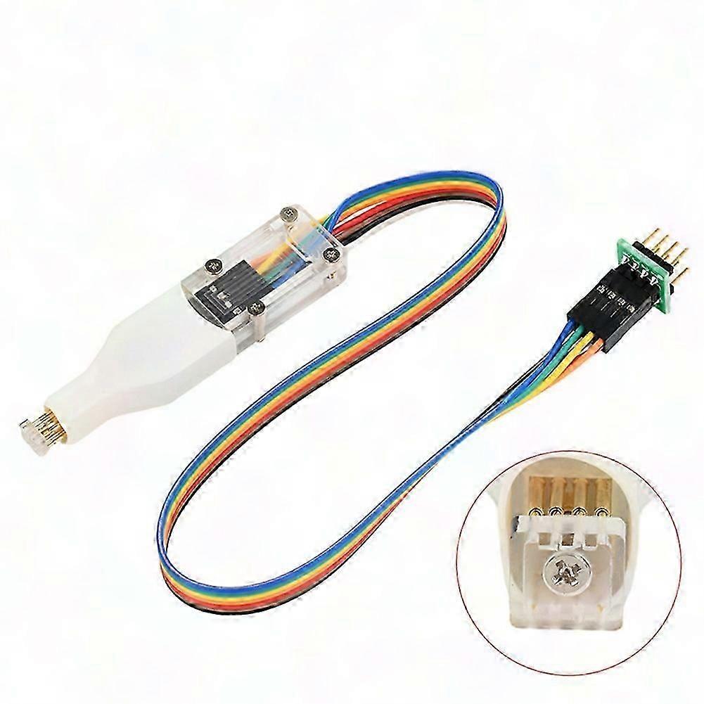 SOP8 WSON8 QDFN8 Flash EEPROM Chip Programmer Burner Cable with 5.8mm Pitch Spring Pin Probe