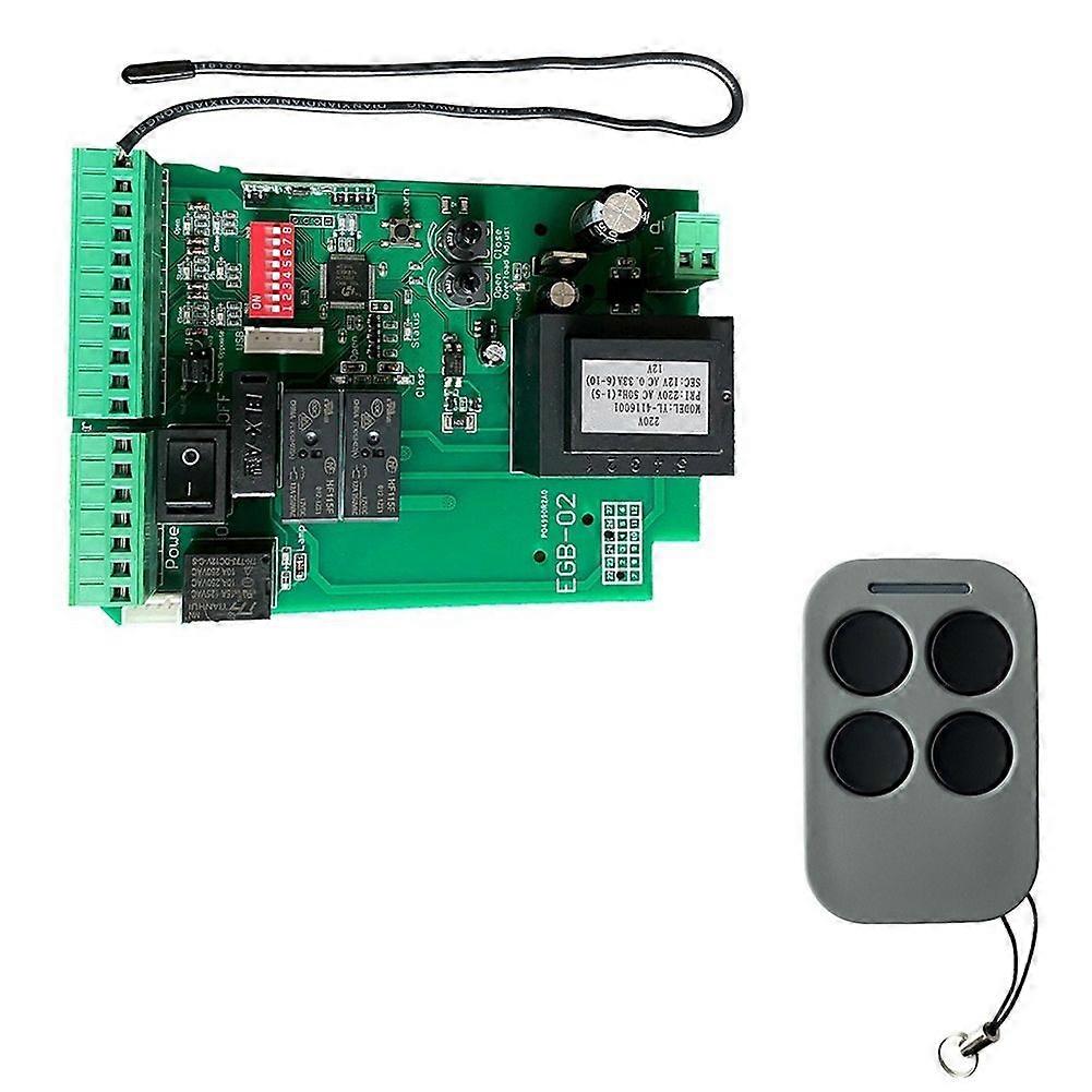 AC220V Automatic Sliding Gate Motor Control Board with Remote Control for Sliding Gate Opener Access Control System