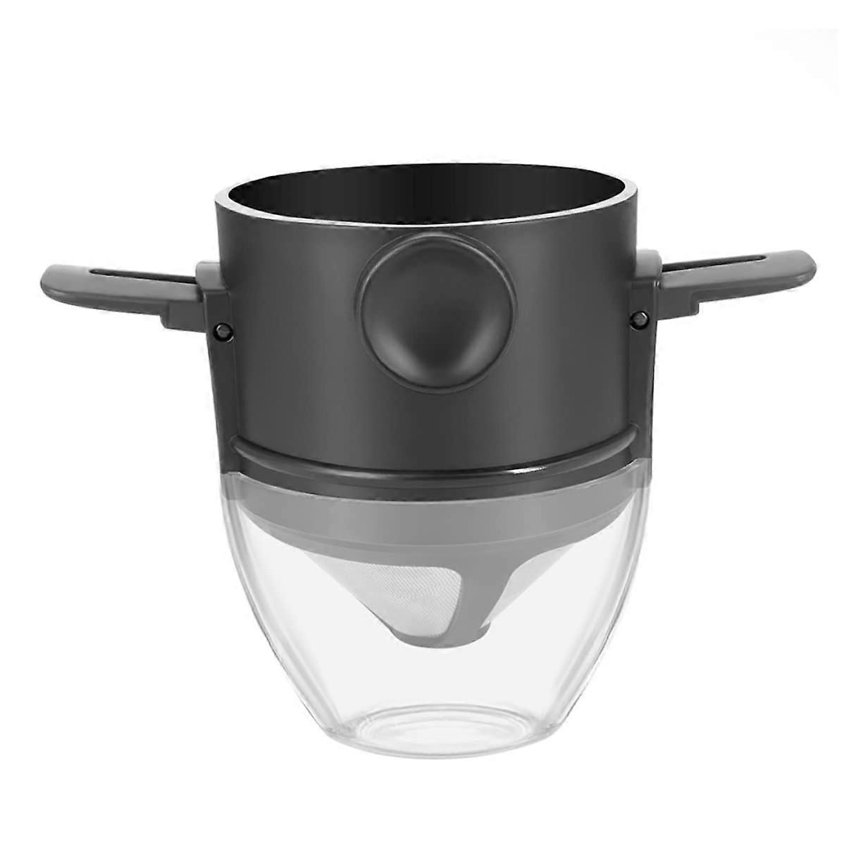 Stainless Steel Pour Over Coffee Maker with UltraFine Hole Single Cup Dripper Filter Cup