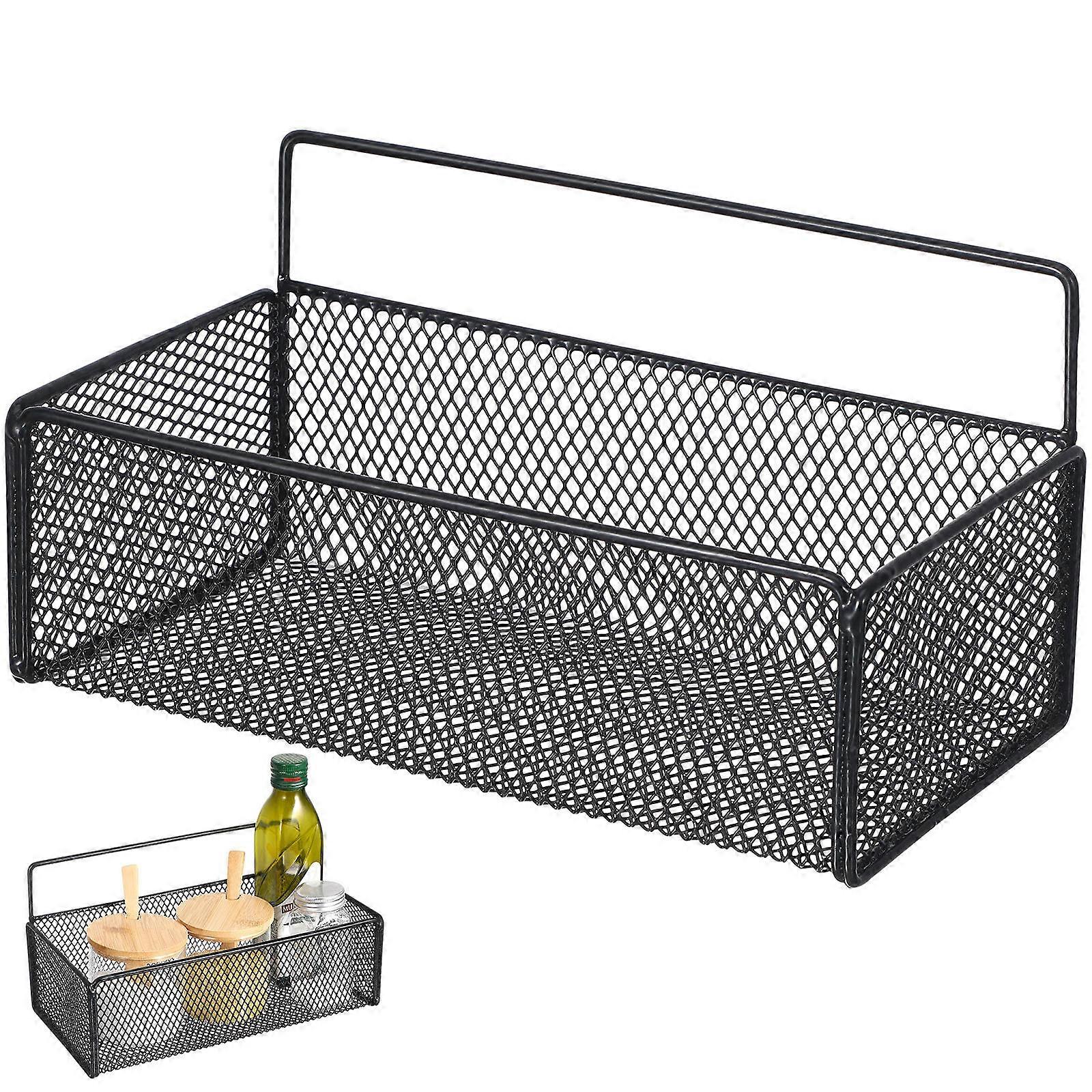 Bathroom Storage Rack for Storage Use 4Sets Black Iron Kitchen Rack