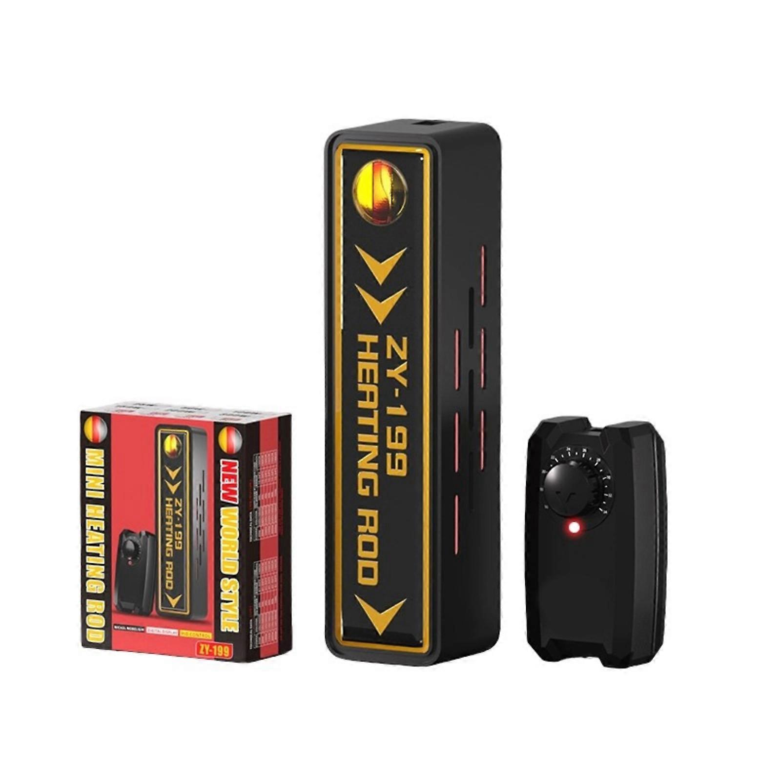 Efficient Heater For FishTanks Automatic Temperature Control System Dry Burn Safety Heating Rod for Home Office Use Multicolor