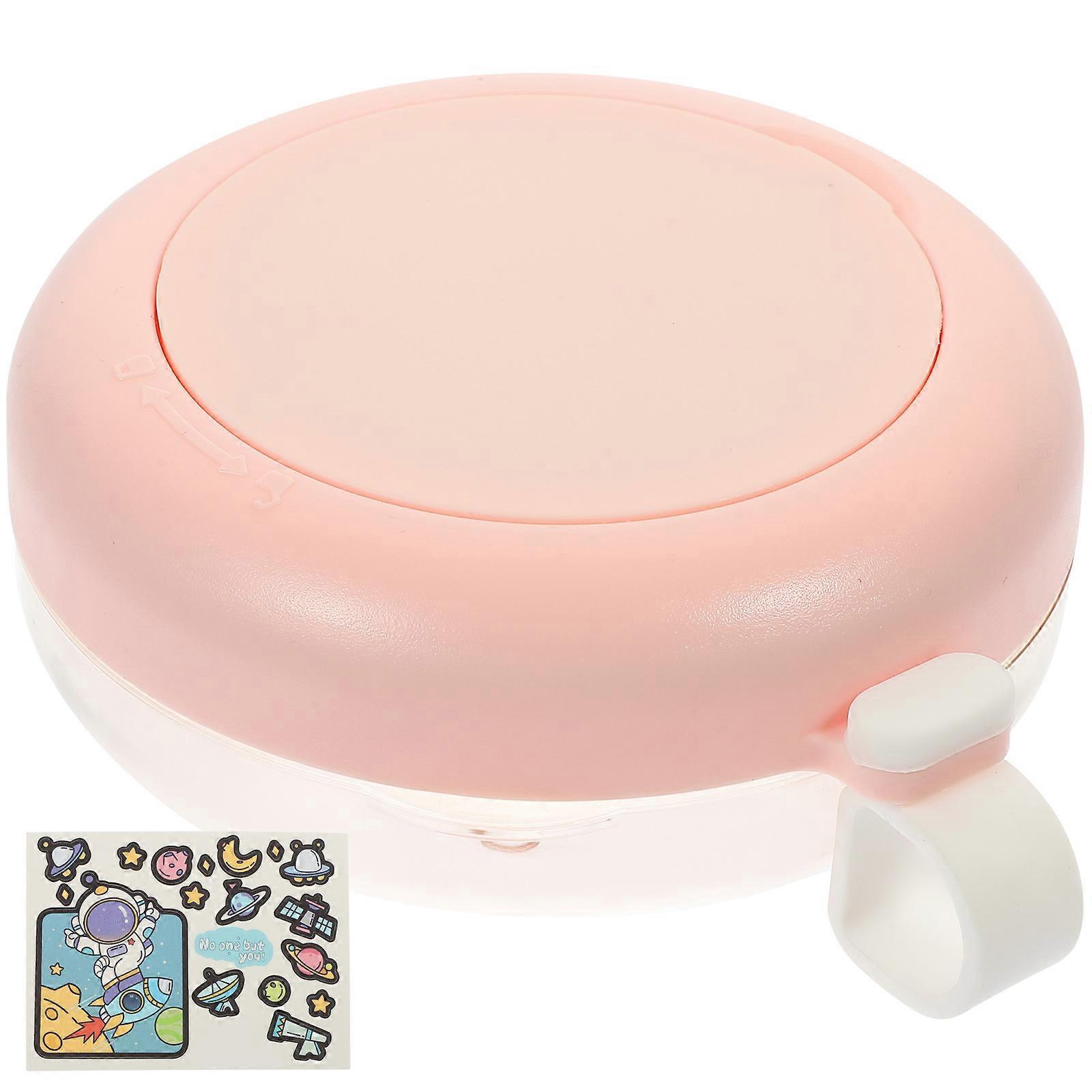 Brace Case Orthodontic Retainer for Portable Use 2Pcs Pink Denture Box