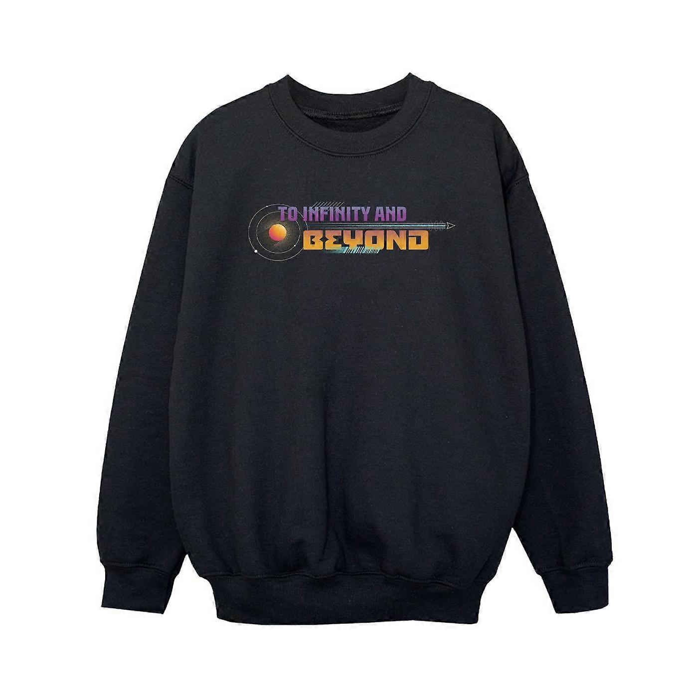 Disney Boys Lightyear Infinity And Beyond Text Sweatshirt