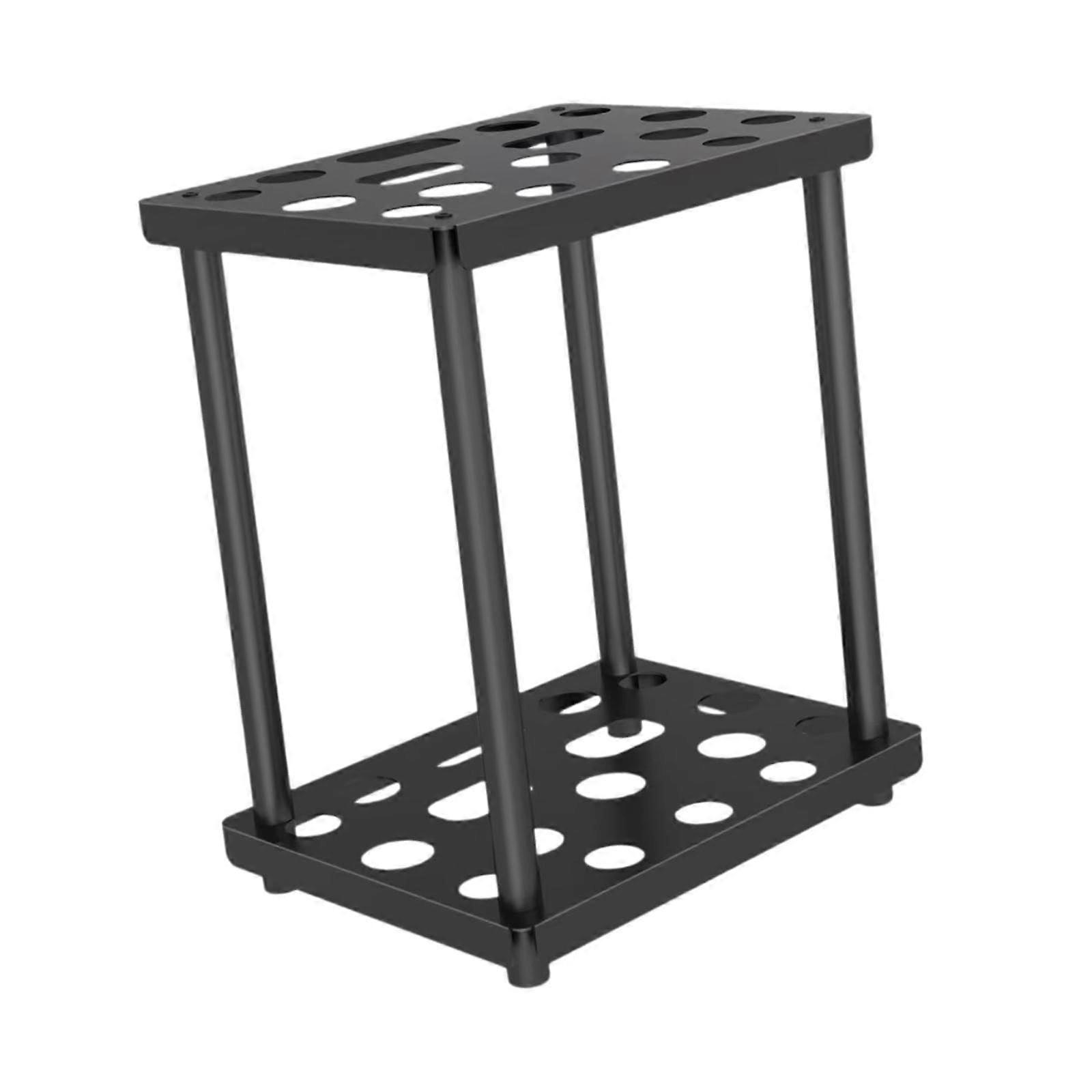 Garden Tool Organizer with Durable Iron Construction, Space Saving Corner Garage Tool Rack