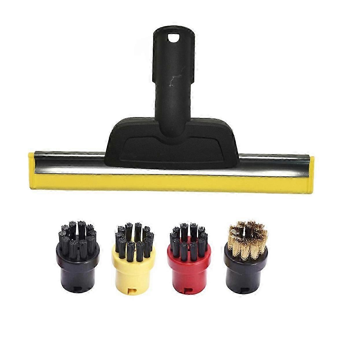 For Steam Cleaning Nozzle Scraper Replacement Dust Remove Round Brush
