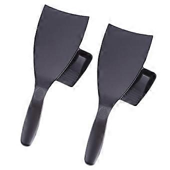 2pcs Salon Hair Dye Paddle with Ergonomic Handle for Precise and Easy Hair Coloring
