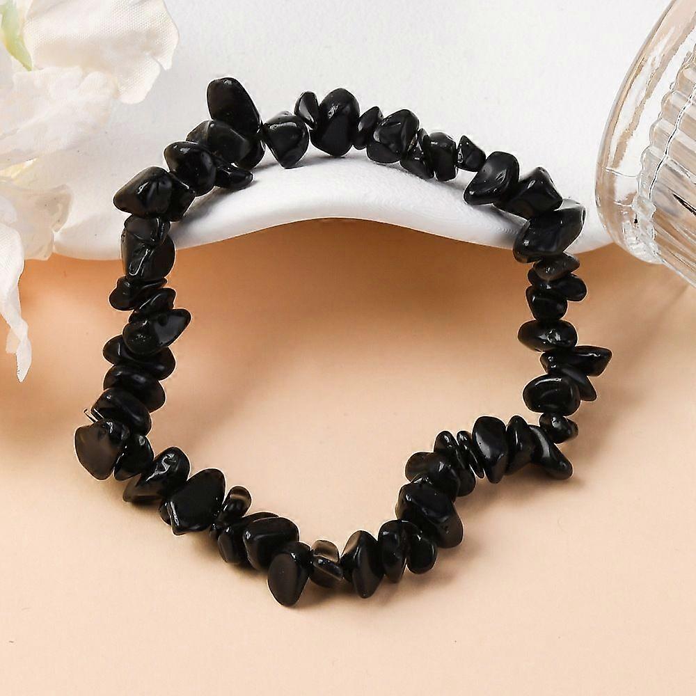 Natural Indian Agate Stretch Bracelets 2-1/8 inch(5.5cm)