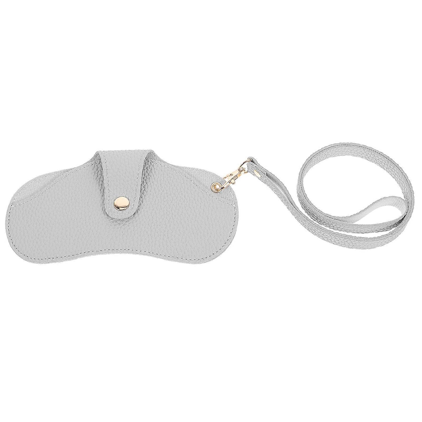 Hanging Sunglasses Organizer Case for Hanging Grey Imitation
