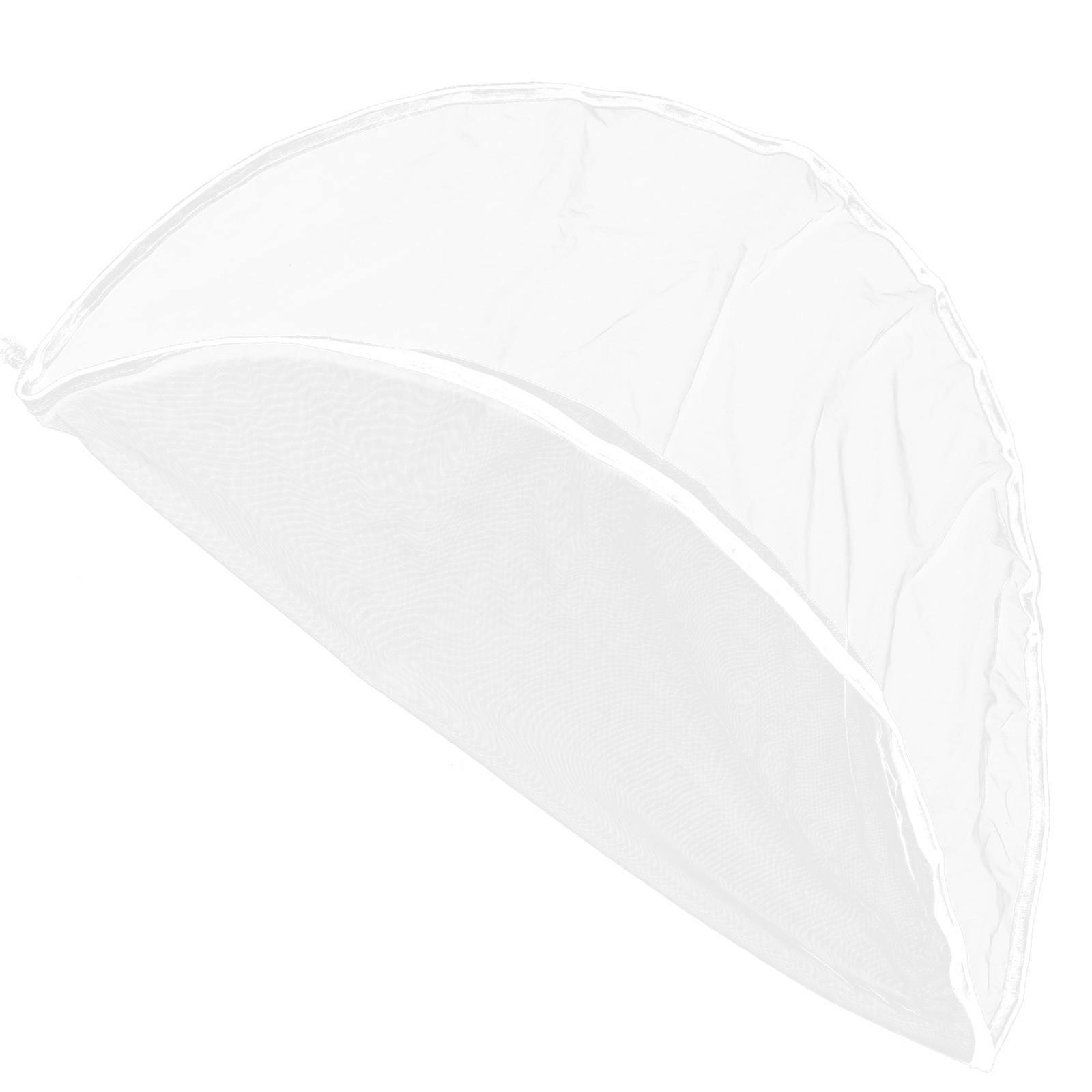 Protective Net Cover for Rain Water Buckets Durable White Cloth