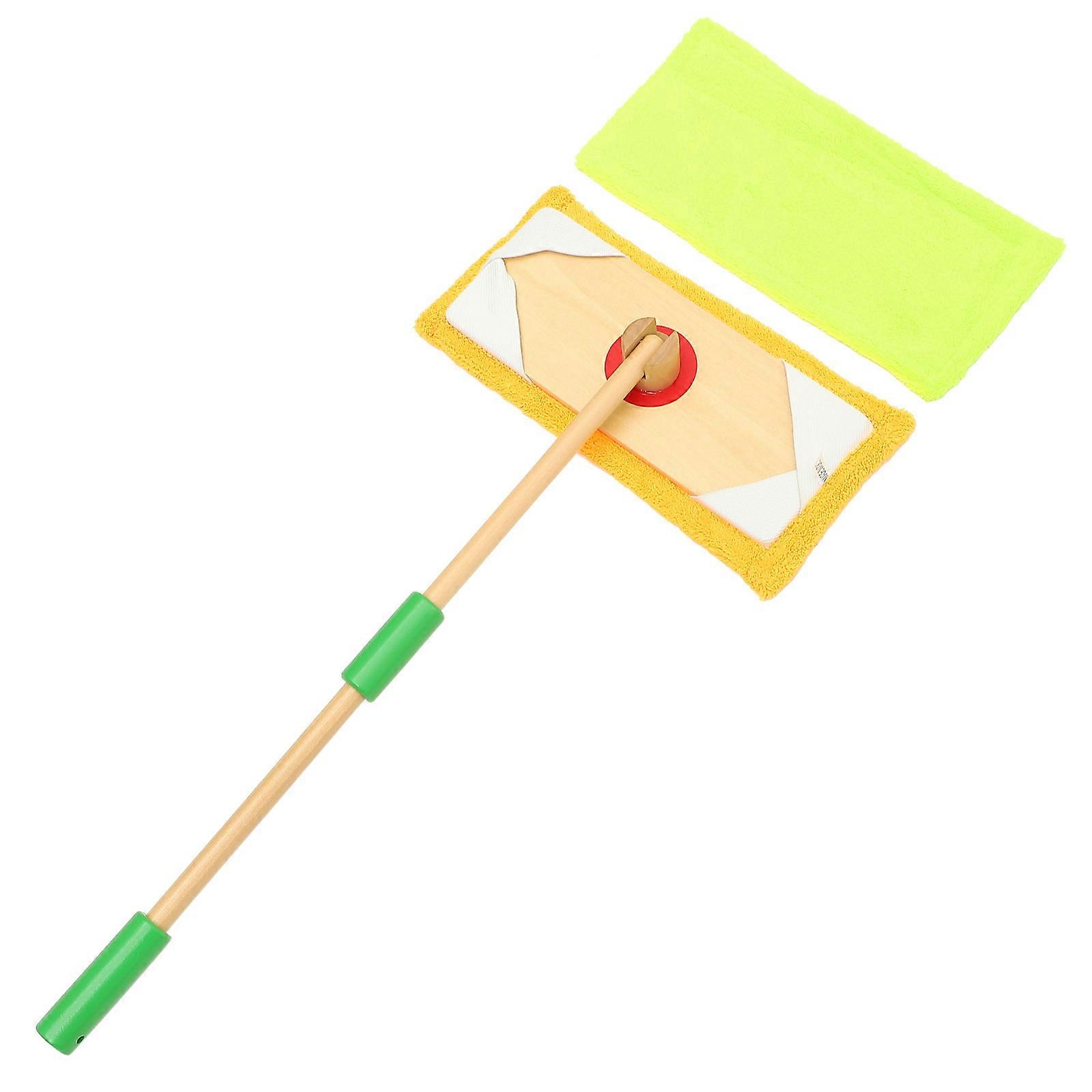 Toddler Cleaning Set Flat Dust Mop for Educational Play 5Sets